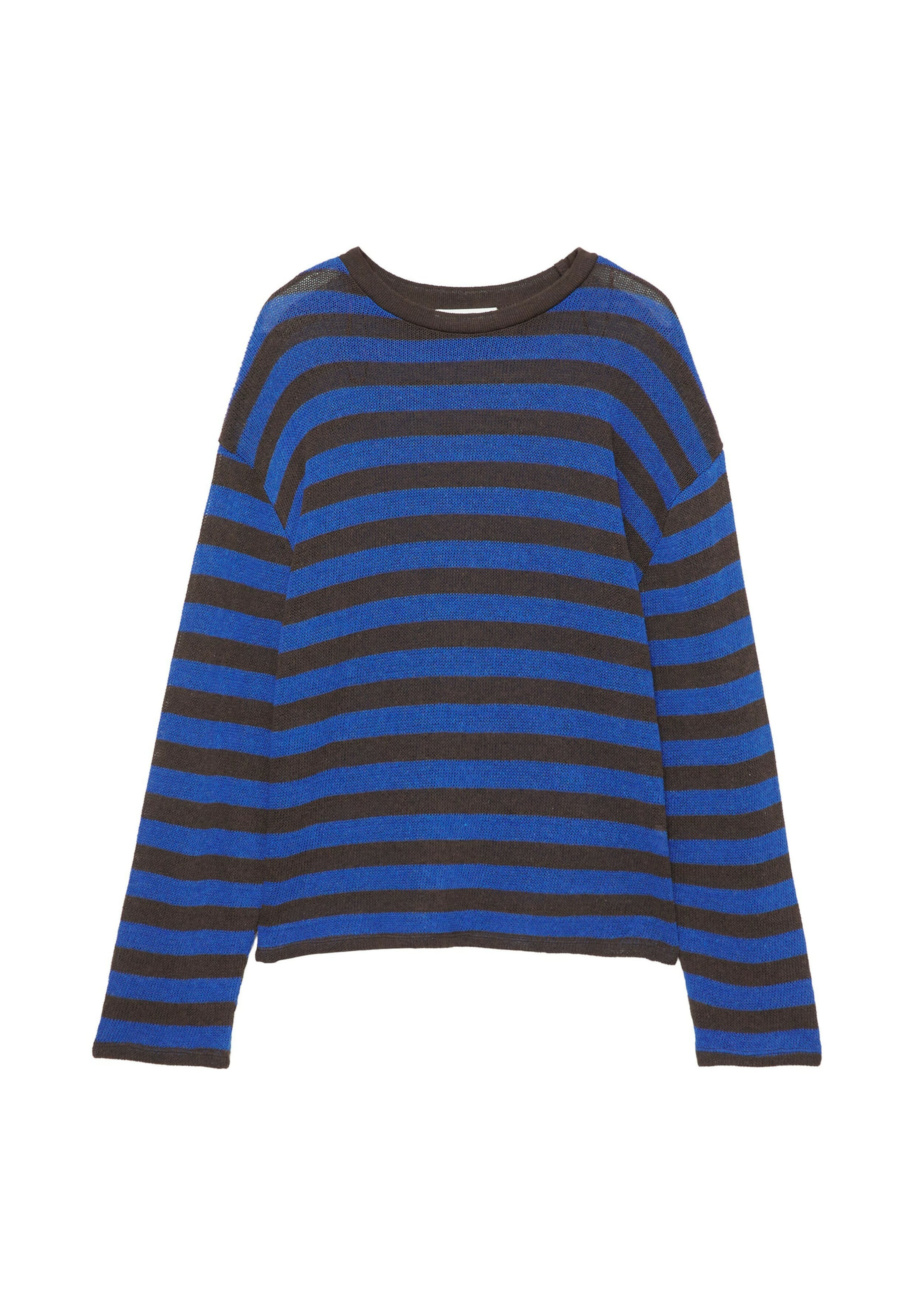 Pulover de la Pull&Bear pe albastru: față