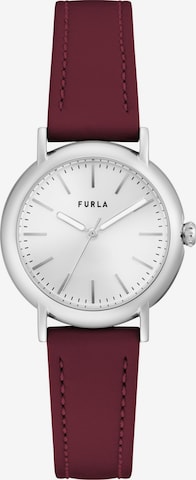 FURLA Analog Watch 'Easy Shape' in Red: front