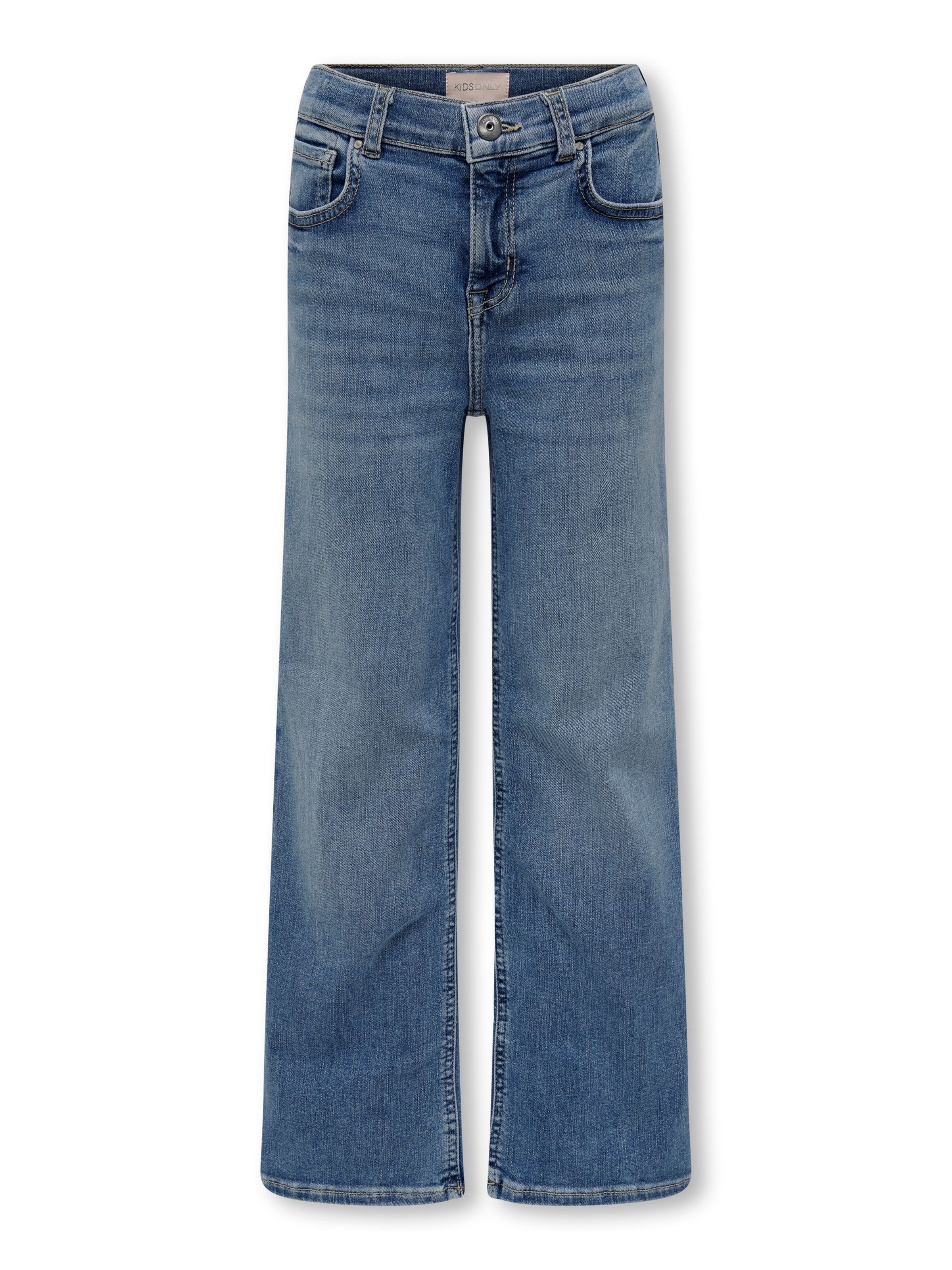 KIDS ONLY GIRL Wide leg Jeans 'Jeans KOGMADISON BLUSH WIDE DNM' in Blue: front