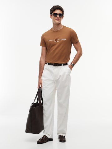 Regular fit Tricou de la TOMMY HILFIGER pe maro