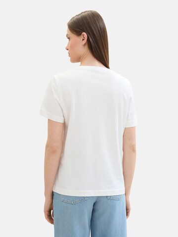 T-shirt TOM TAILOR en blanc