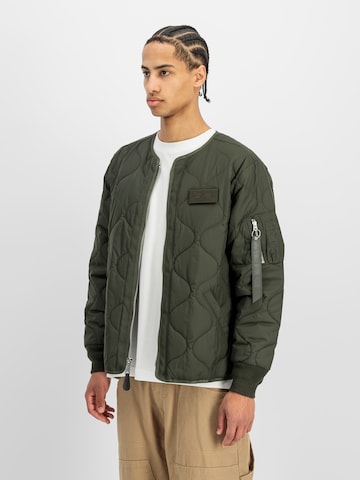ALPHA INDUSTRIES Jacke 'Q-1' in Grün: Vorderseite
