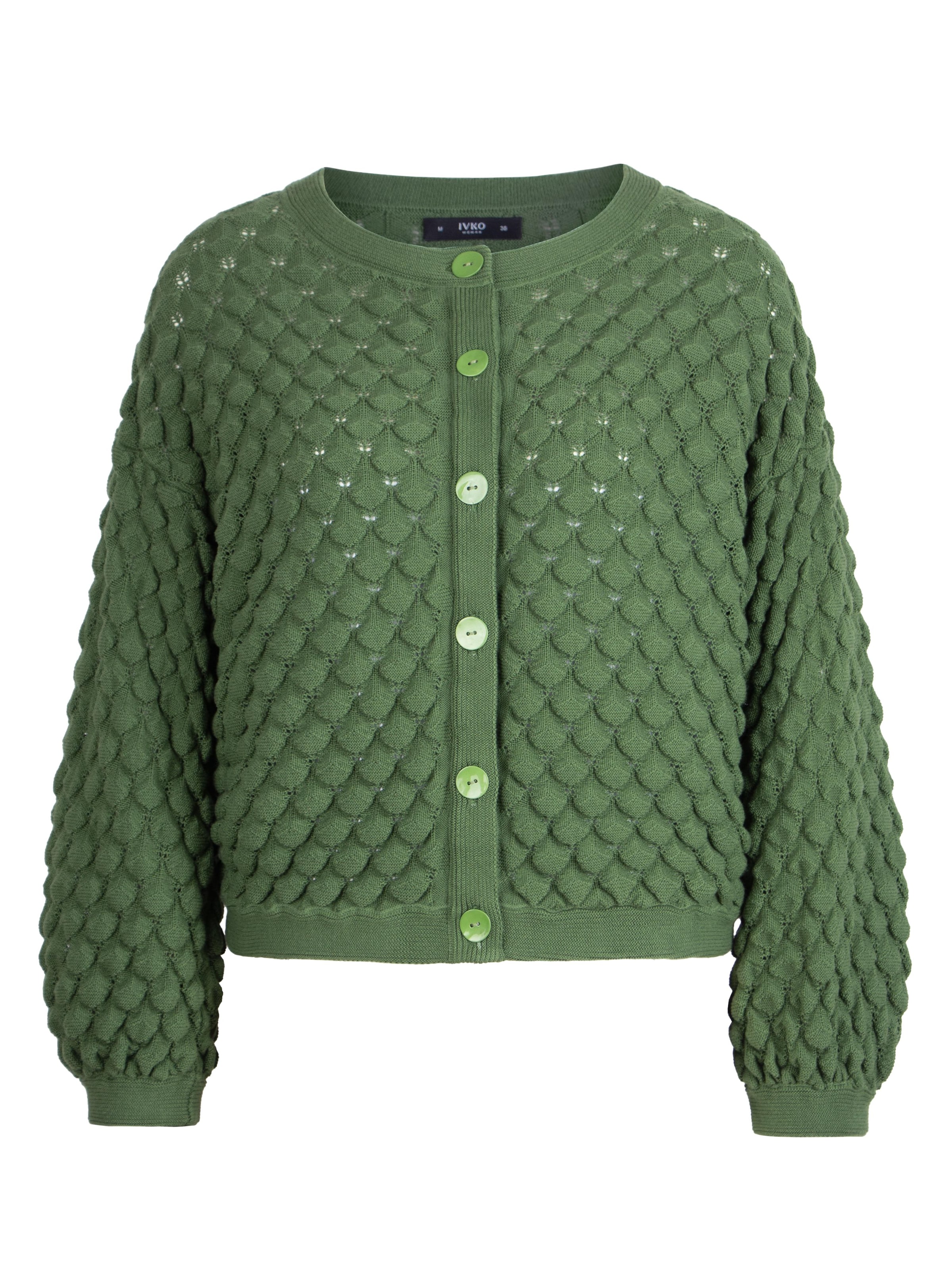 IVKO Strickjacke‌‌‌ in Grün: Vorderseite