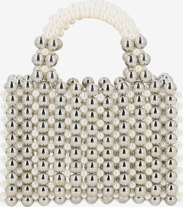 Koosh Handbag in Silver: front