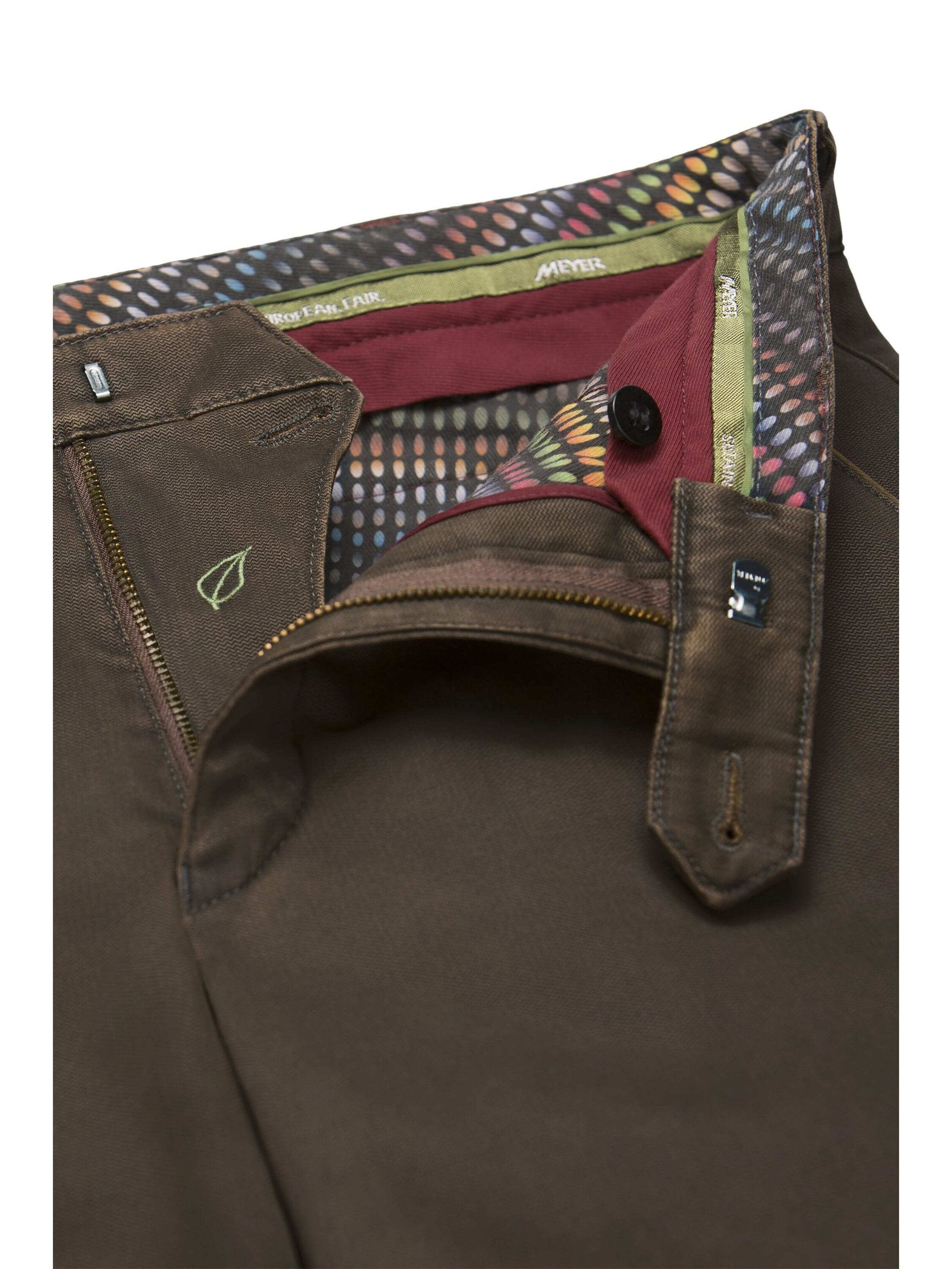 Regular Pantalon chino 'New York 2-5617' MEYER en marron