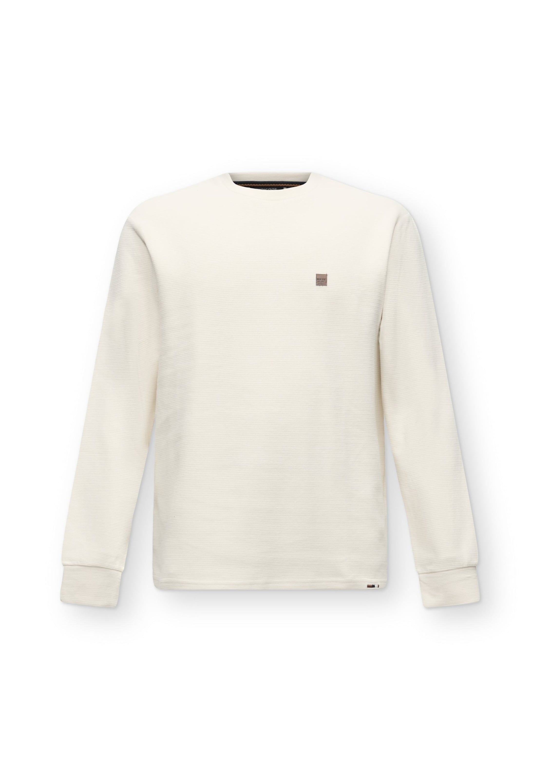 INDICODE JEANS Sweatshirt 'Zarside' in White: front