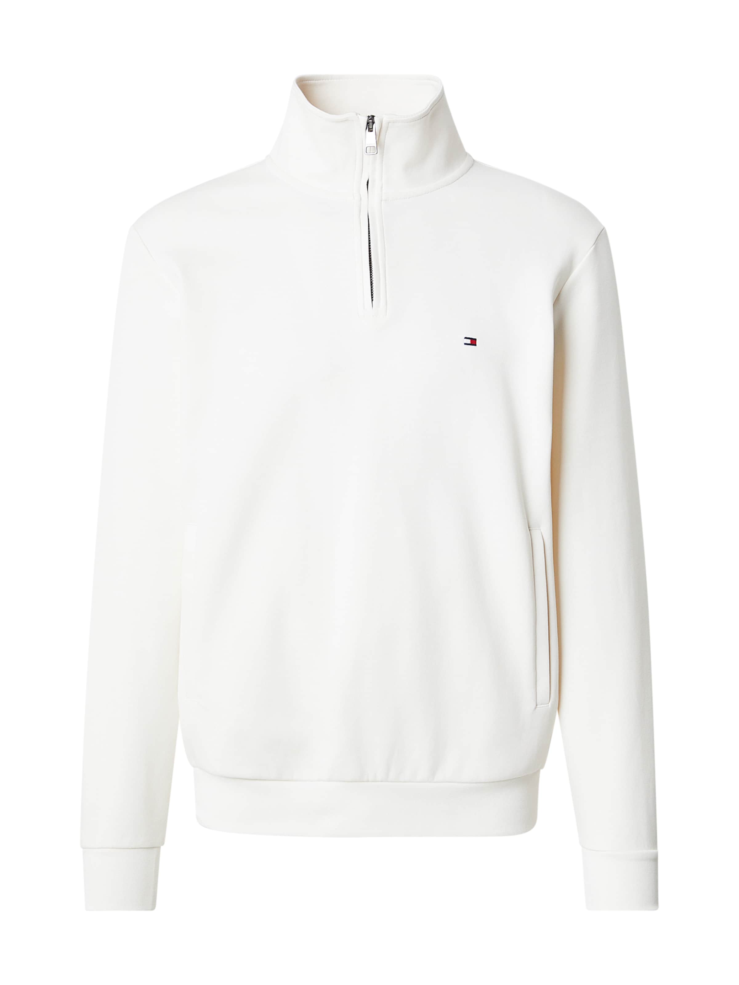 Bluză de molton 'ESSENTIAL INTECHNO' de la TOMMY HILFIGER pe alb: față