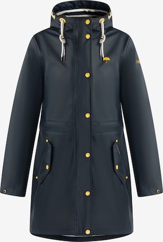 Manteau fonctionnel Schmuddelwedda en bleu : devant