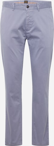 Pantalon chino BOSS Orange en bleu : devant