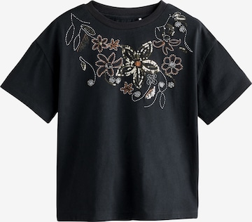 juoda Next Marškinėliai: priekis