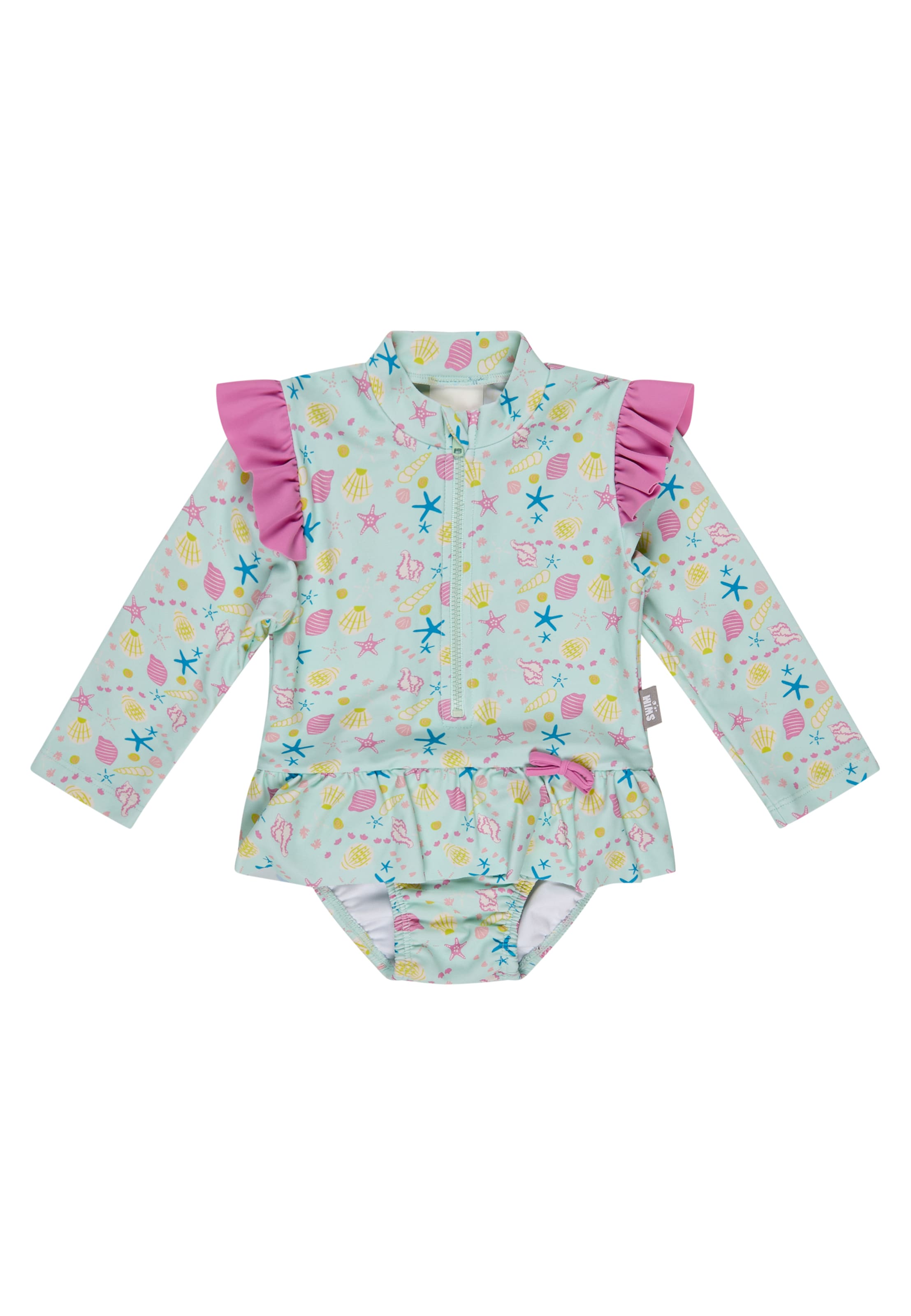 STERNTALER Swimsuit in Mustard / Mint / Fuchsia / White, Item view