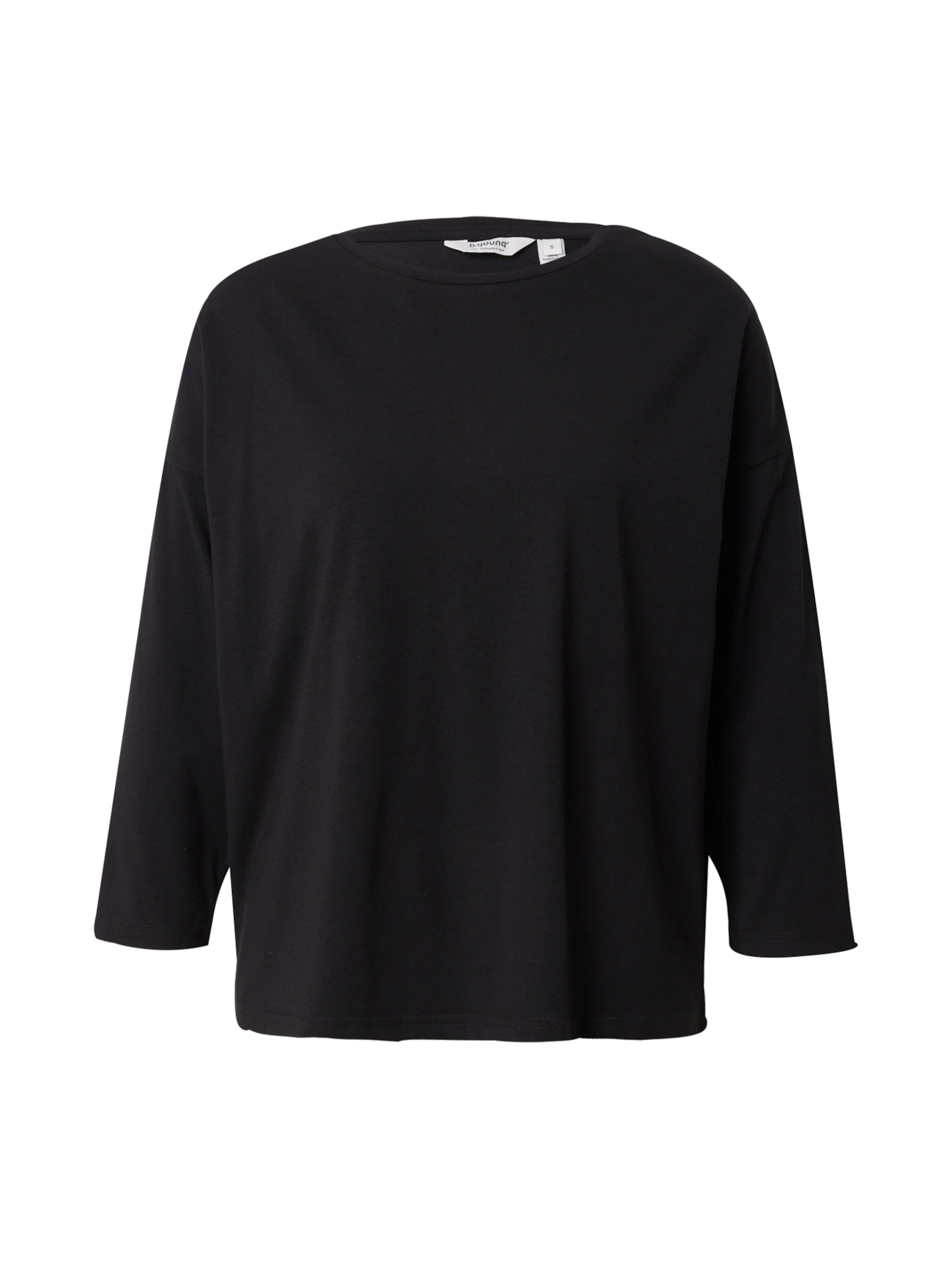 b.young Shirt 'BYPamila' in Zwart: voorkant