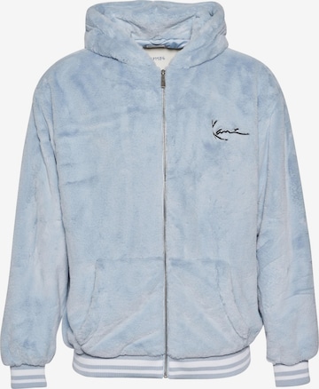 Karl Kani Fleece jacket in Blue: front