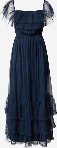 Robe de soirée 'BARDOT' Maya Deluxe en bleu : devant