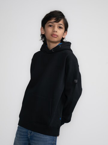 Petrol Industries Sweatshirt 'Selawik' in Zwart: voorkant