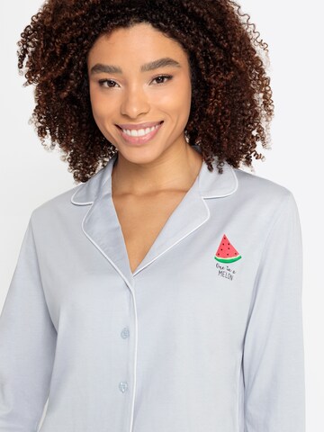 VIVANCE Pyjama in Blau
