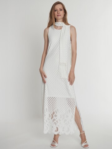 Ana Alcazar Dress 'Paely' in White: front