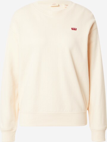 LEVI'S ® - Sweatshirt 'Standard Crew' em bege: frente