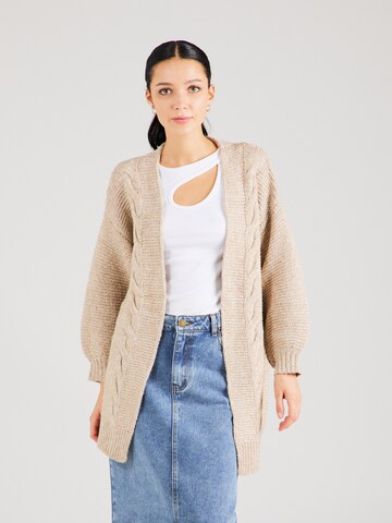 Molly BRACKEN Kofta i beige: framsida