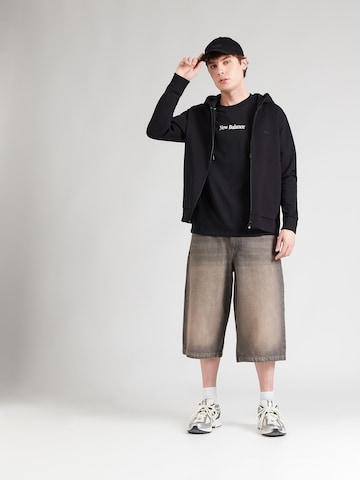new balance Majica 'N Collage' | črna barva