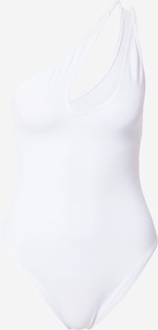 Public Desire Swimsuit in White: front