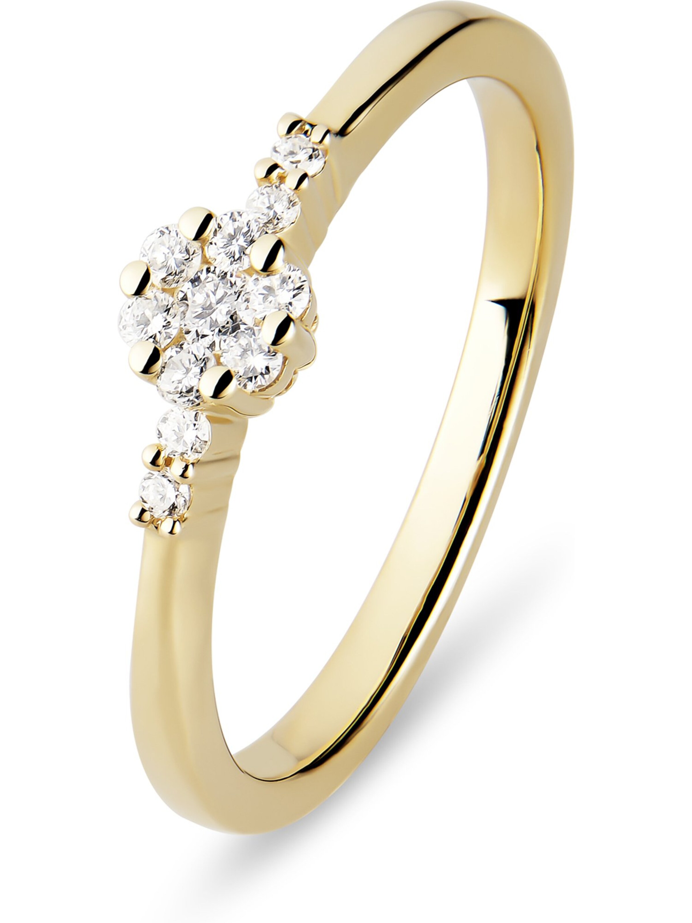 CHRIST Ring in Gold: front