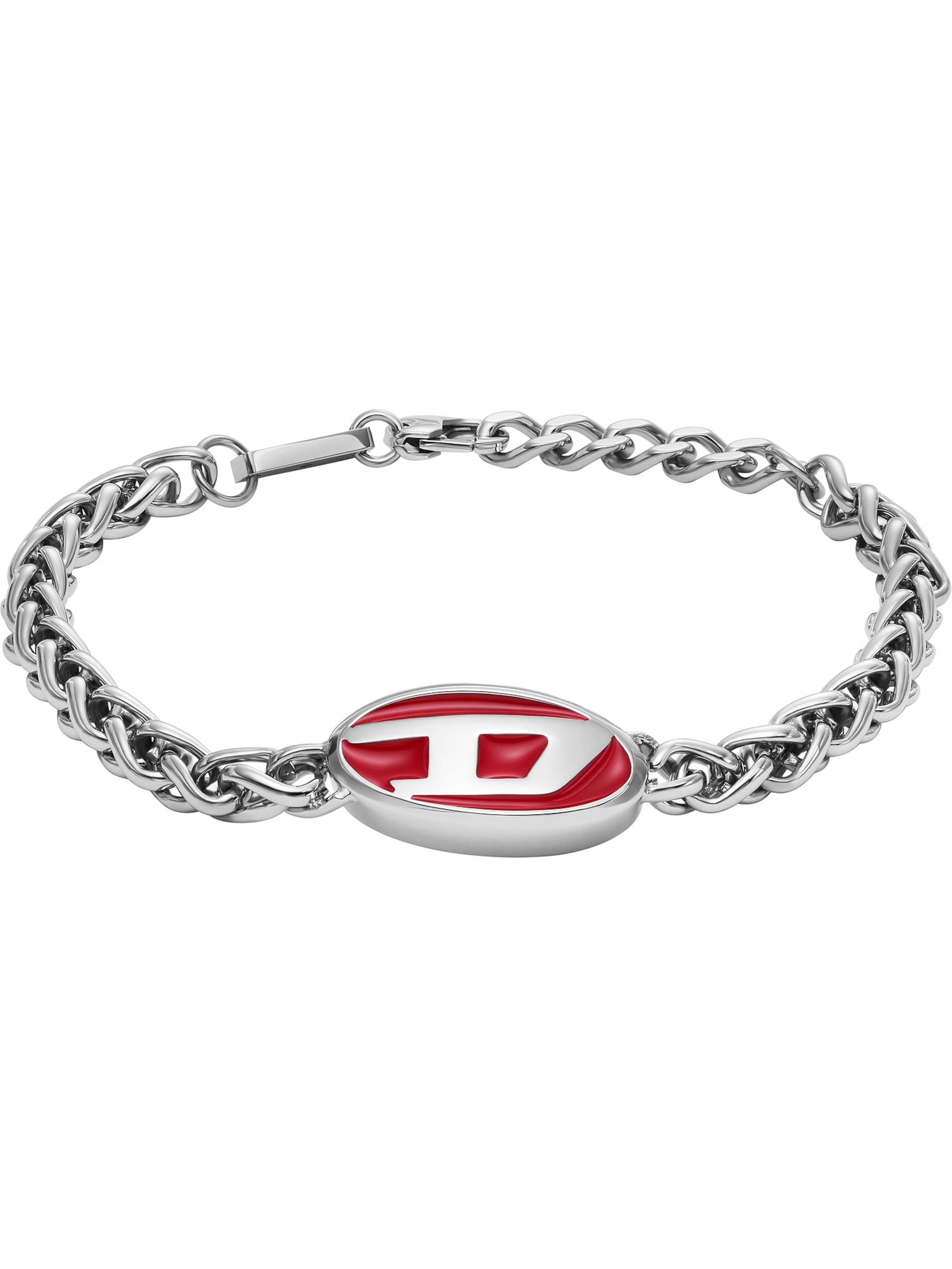 DIESEL Bracelet in Silver: front