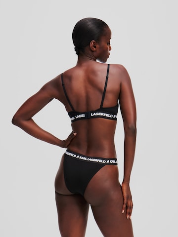 Tanga de la Karl Lagerfeld pe negru