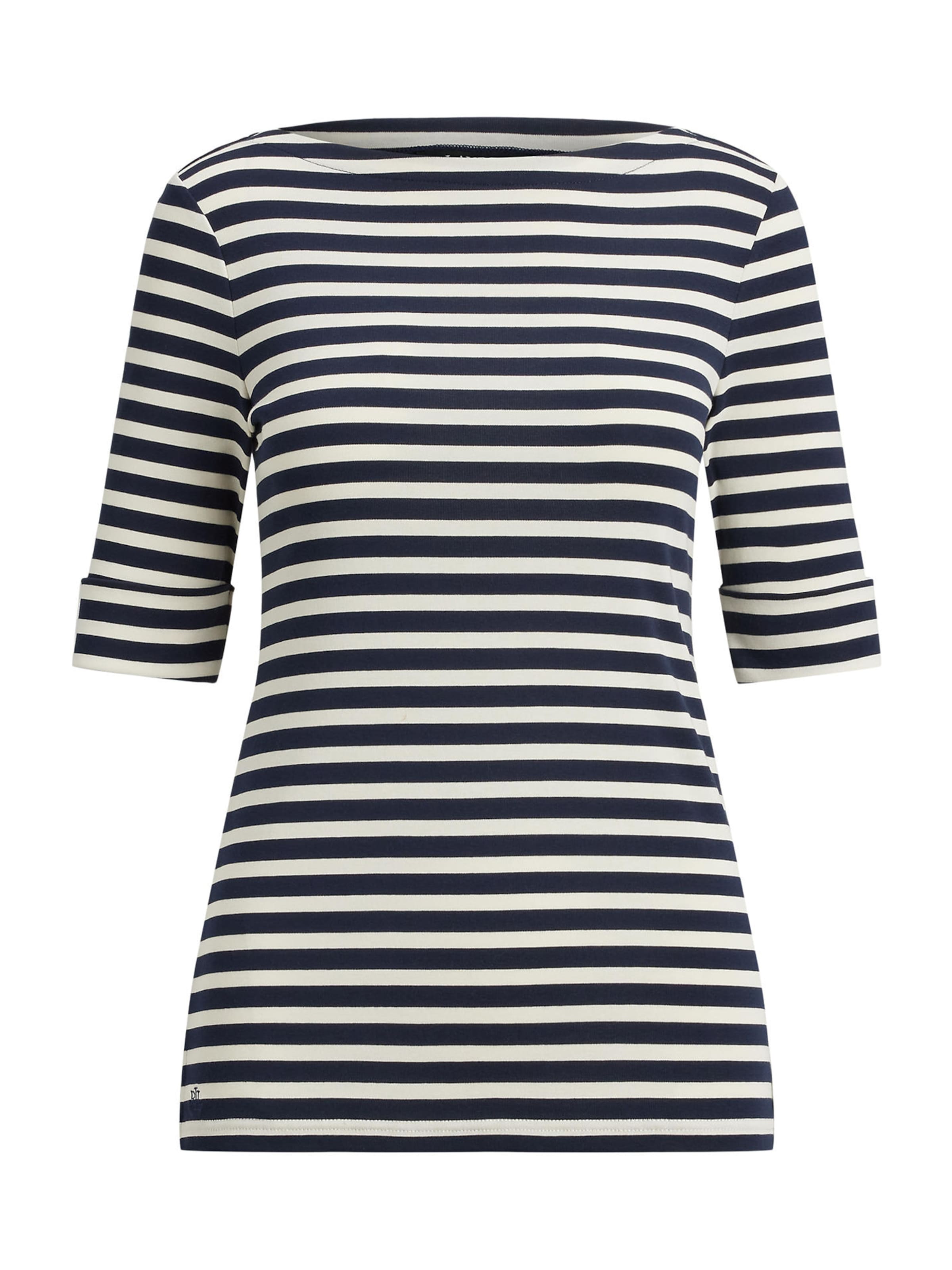 Lauren Ralph Lauren Μπλουζάκι 'JUDY' σε μπλε: μπροστά