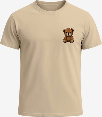 Neverless Shirt 'Teddy' in Beige: front