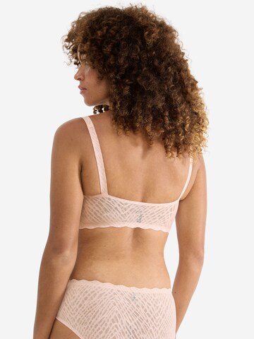 SLOGGI Bralette Bra 'Feel Bliss' in Pink