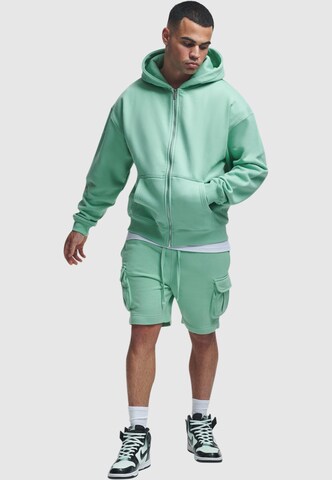 2Y Studios Zip-Up Hoodie 'Globus' in Green