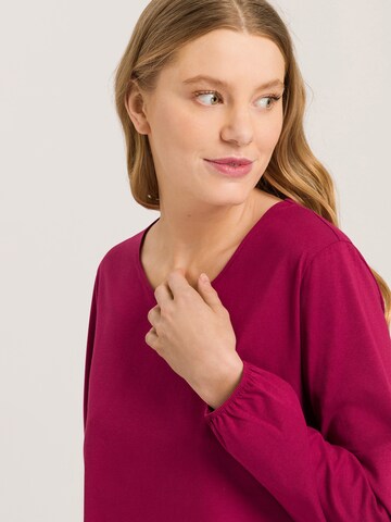 Hanro Shirt ' Natural Shirt ' in Rood