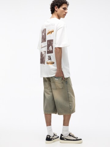 Pull&Bear T-Shirt in Weiß