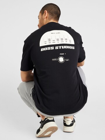 BOSS Bluser & t-shirts i sort