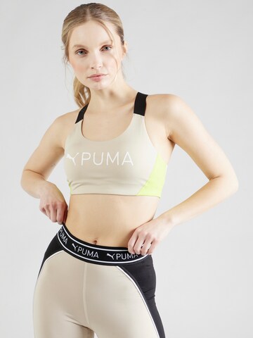 PUMA - Soutien Bustier Soutien de desporto '4KEEPS' em bege: frente