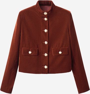 MANGO Välikausitakki 'CLAUDI' värissä ruskea: etupuoli