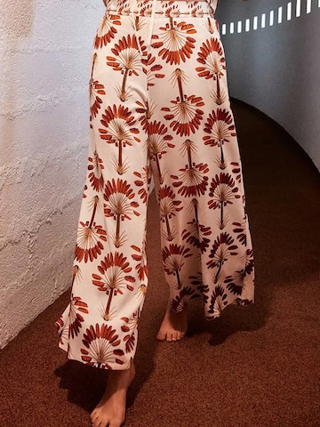 Gisela Loosefit Bukser i hvid