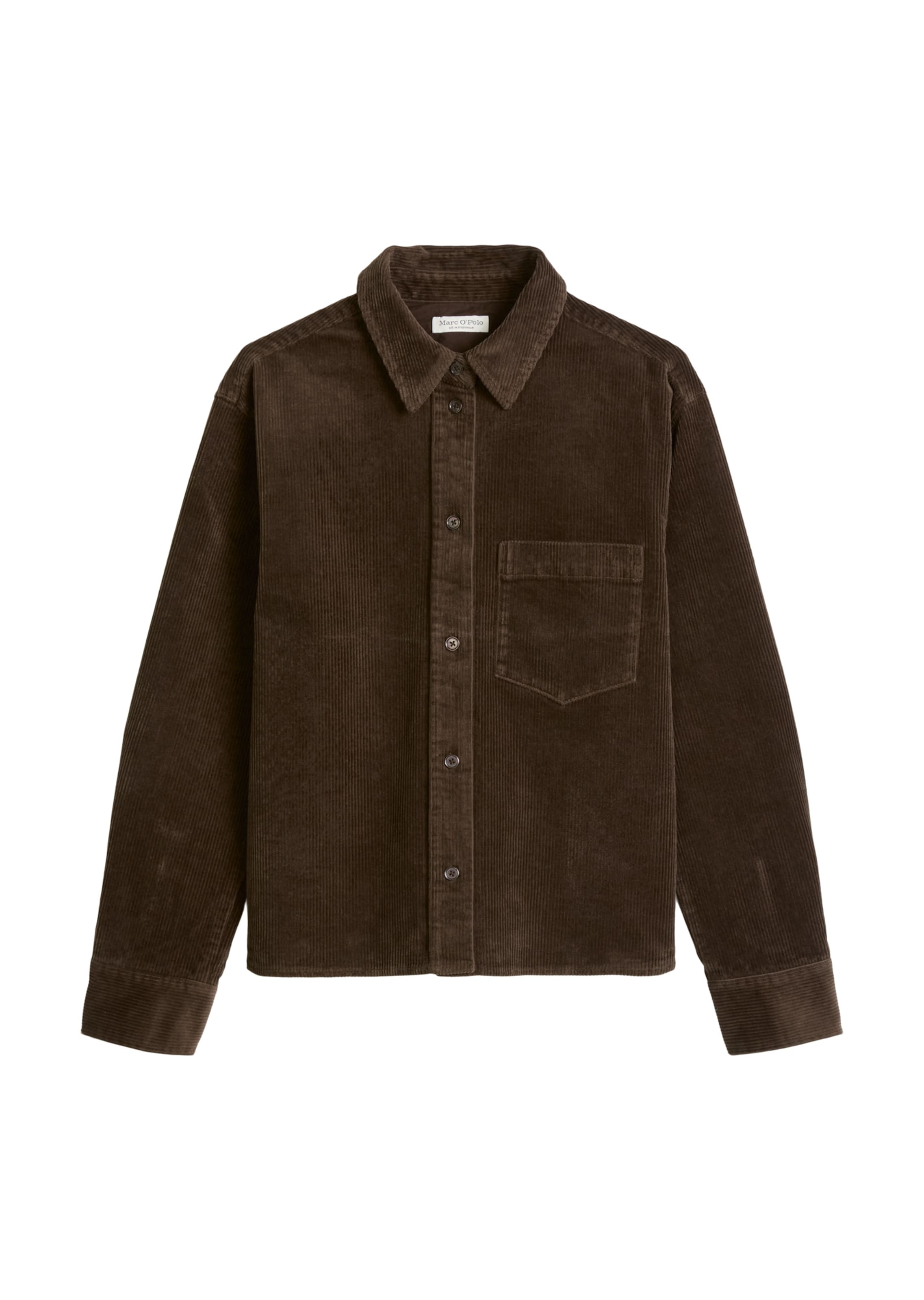 Marc O'Polo Blouse in Bruin: voorkant