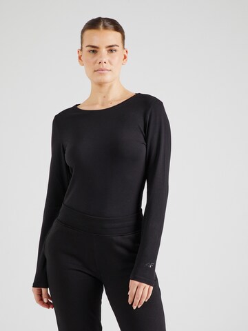 4F Funktionsshirt in Schwarz: Vorderseite
