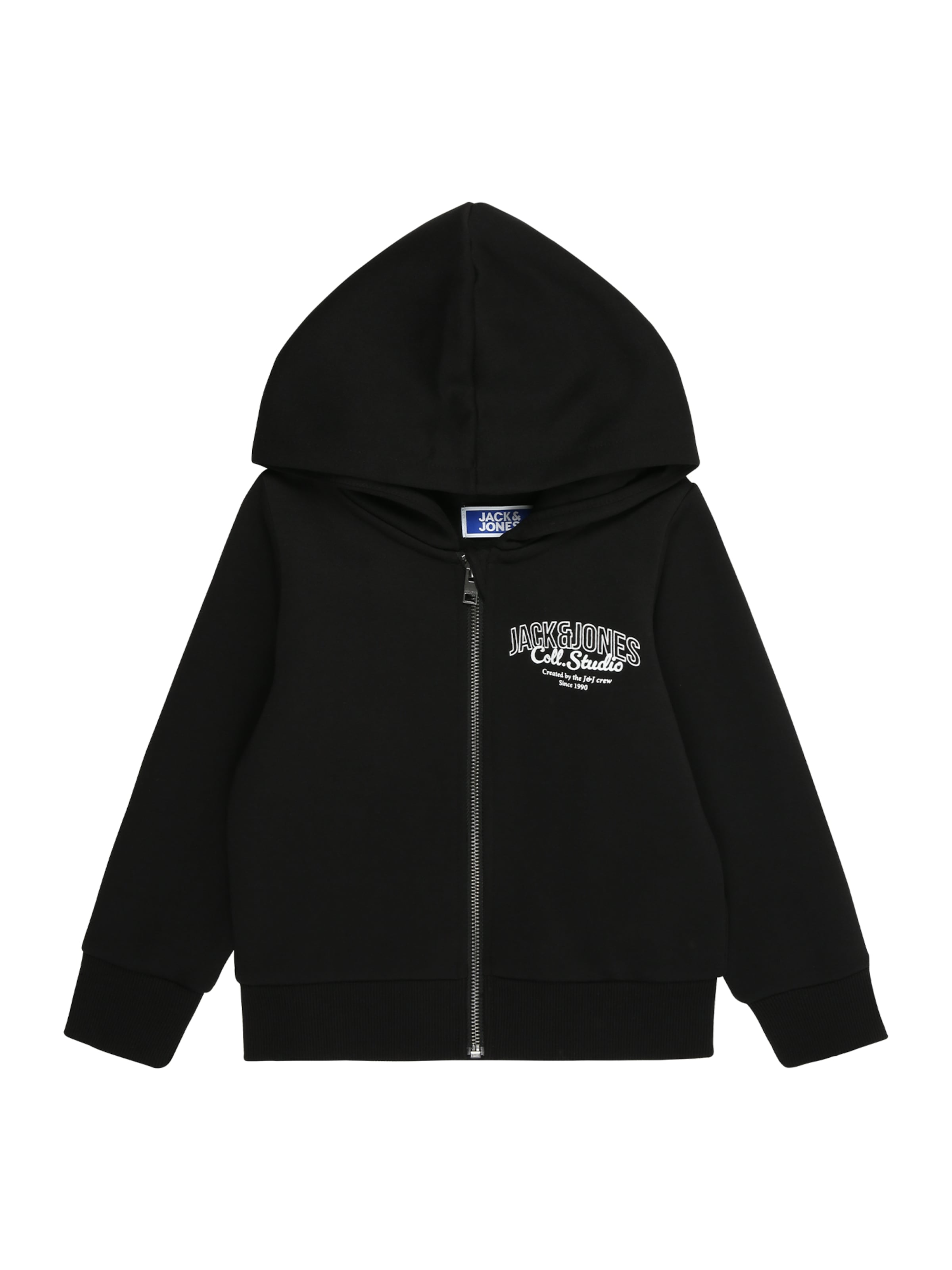 JACK & JONES MINI - Casaco em moletão 'JJMAKOTO' em preto: frente