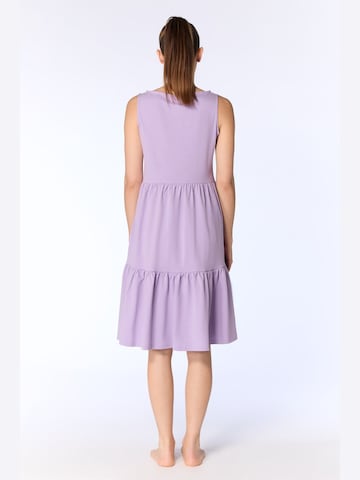 Leela COTTON Dress in Purple