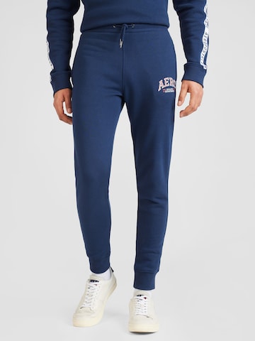 AÉROPOSTALE Конический (Tapered) Спортивные штаны 'ATHLETIC' в Синий: спереди