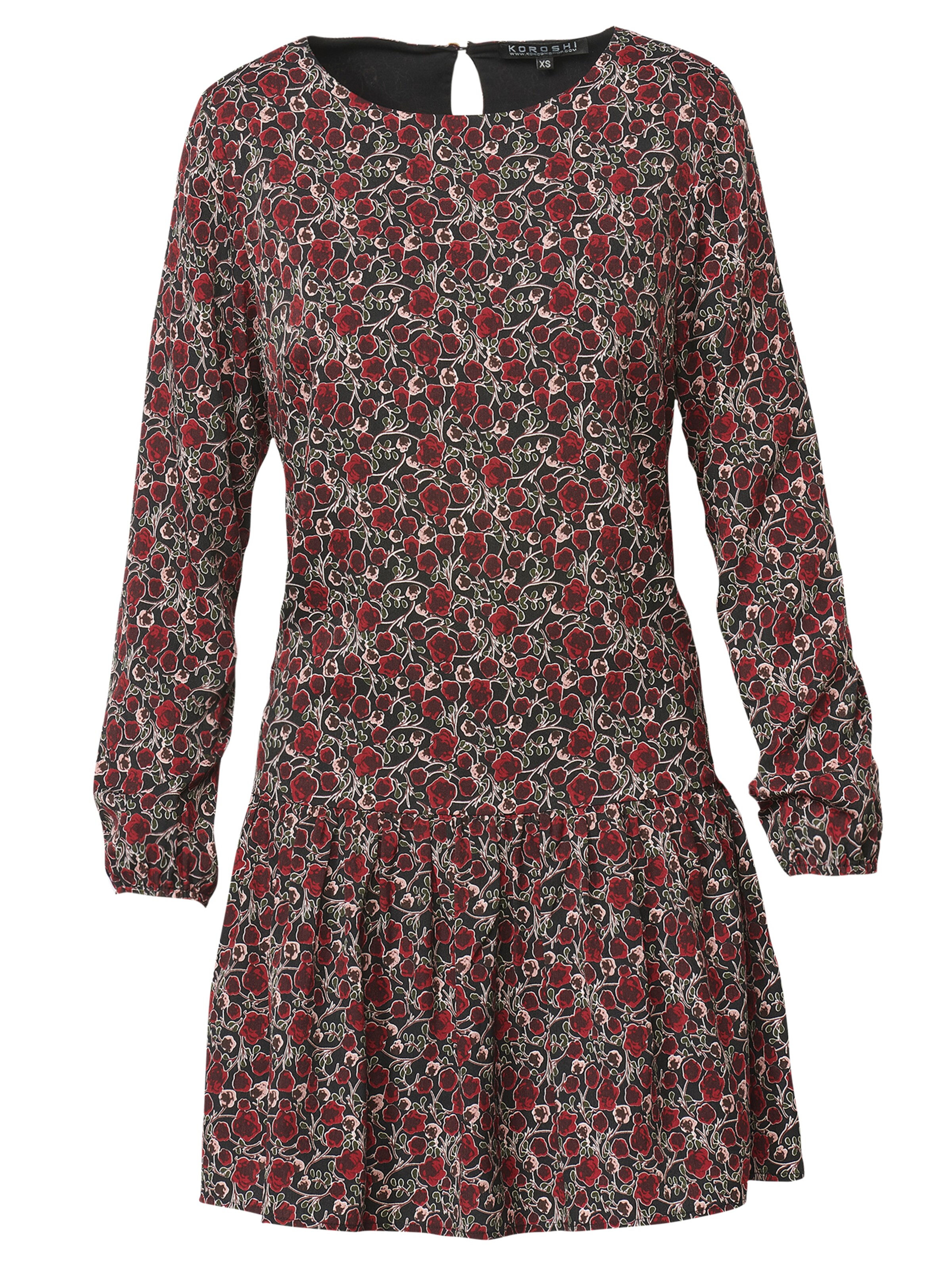 Rochie de la KOROSHI pe roșu: față