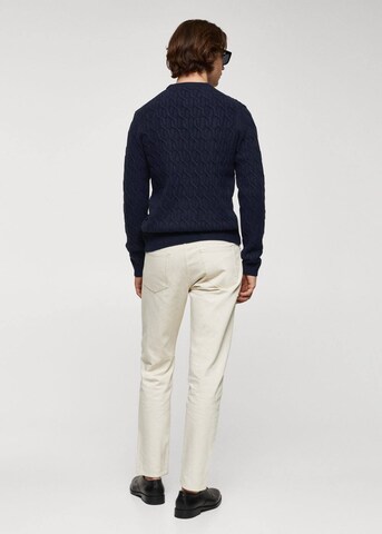 MANGO MAN Sweater 'Ybarre' in Blue