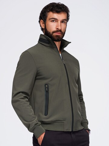 Ombre Between-Season Jacket 'OM-Janp' in Green: front