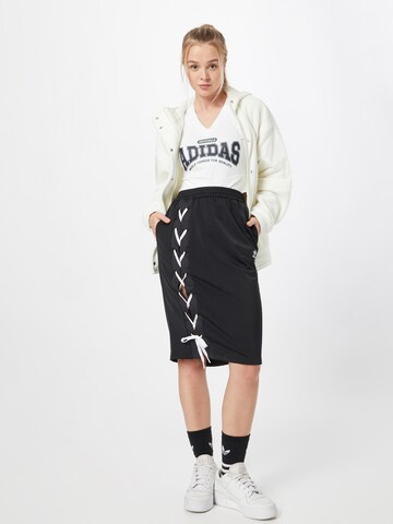 Veste mi-saison 'Polar Fleece' ADIDAS ORIGINALS en blanc