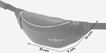 Calvin Klein Jeans Gürteltasche 'MONOGRAM' in Schwarz