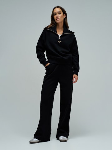 Salsa Jeans Wide leg Chino trousers in Black