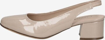 CAPRICE Slingpumps in Beige